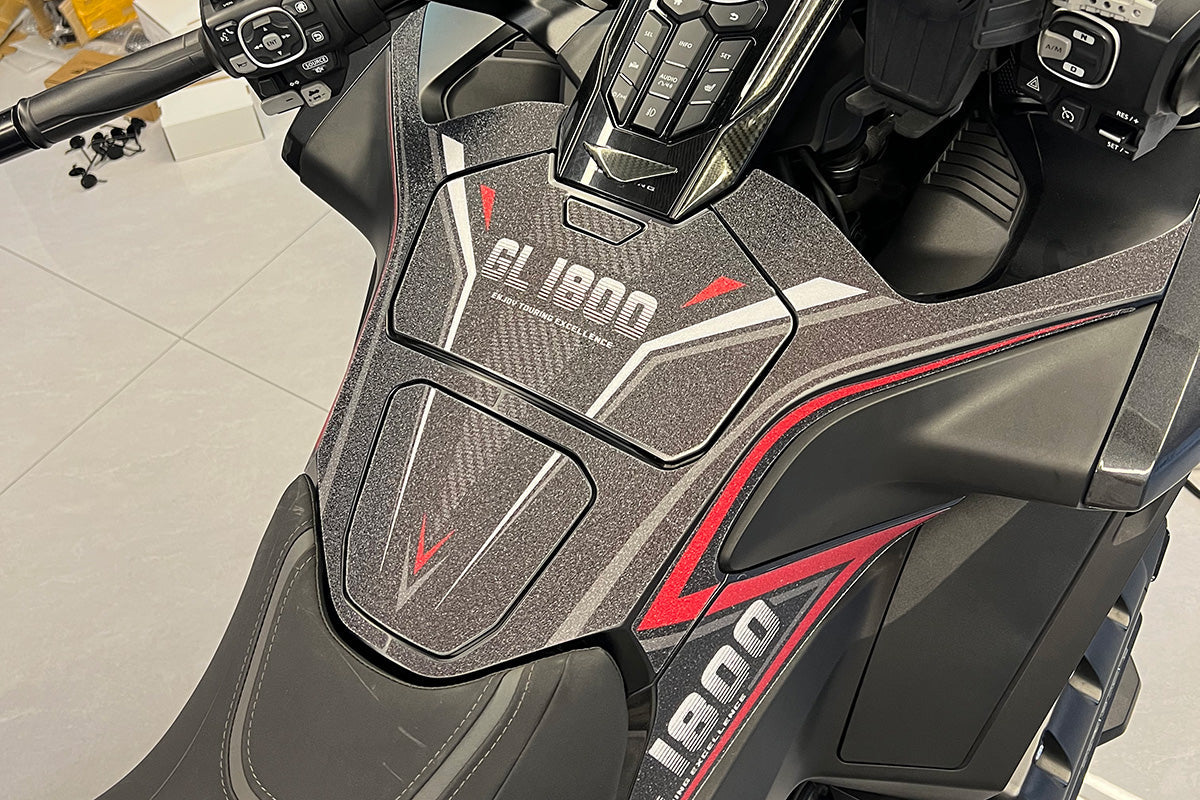 Honda Gold Wing GL1800 Upgrade Guide: Matte Tank Pads & Side Case Bags