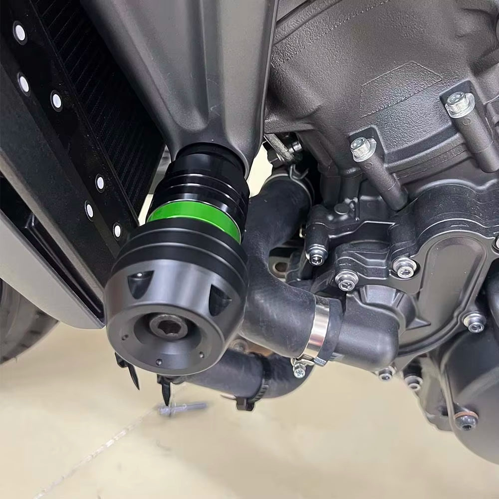 Protection anti-chute pour cadre de Kawasaki ZX6R 2019-2022 | Blocs de protection moteur