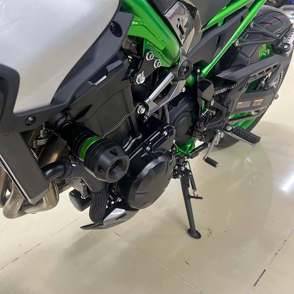 Kawasaki Z900 Z900RS Z900SE Tampon de protection cadre anti-chute 2017-2025 | Patin de protection moteur
