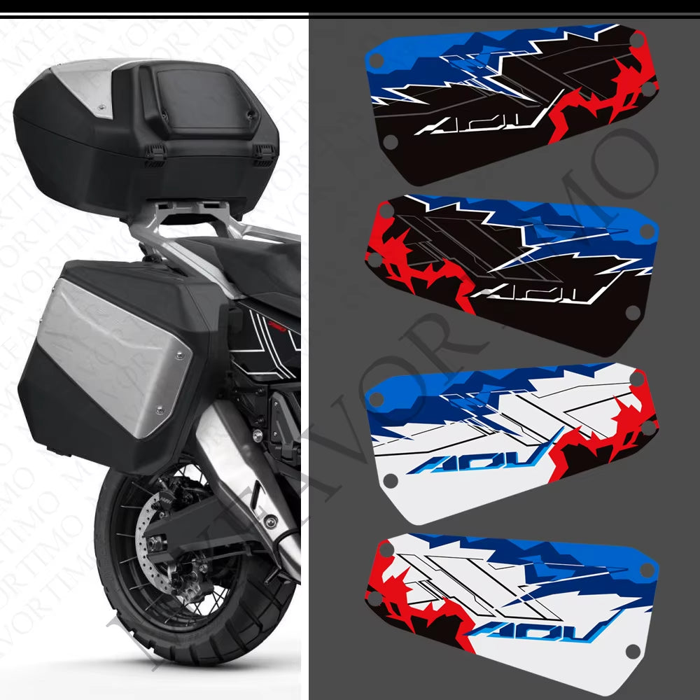 Honda X-ADV XADV 750 PVC Side Pannier Decals Kit 丨 Black Red White