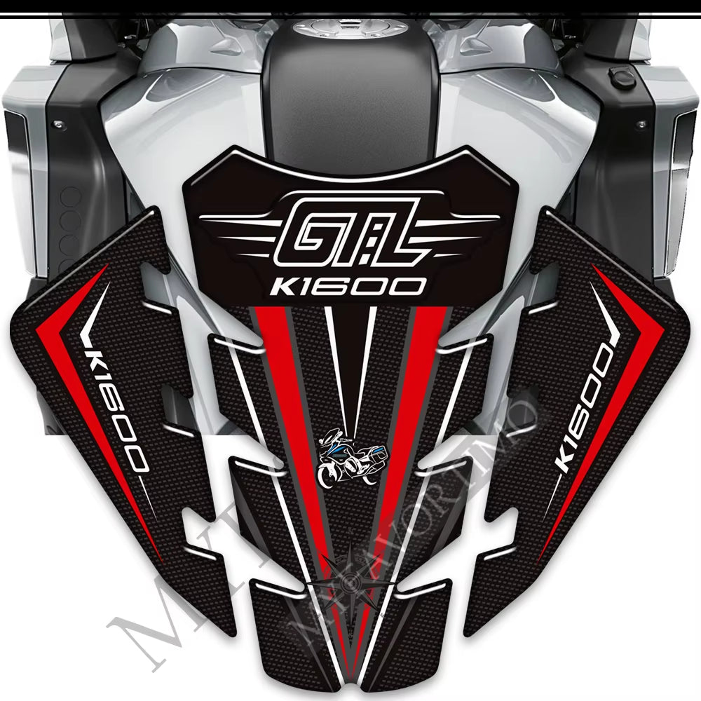 BMW K1600GTL 3D Epoxy Tank Pad Kit 2015-2021 丨 Center Pad