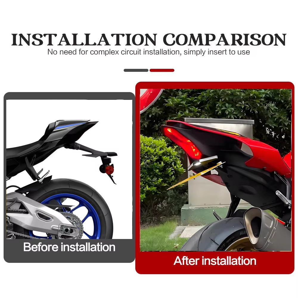 Yamaha YZF‑R1 Tail Tidy 2015‑2025 | LED License Plate Holder