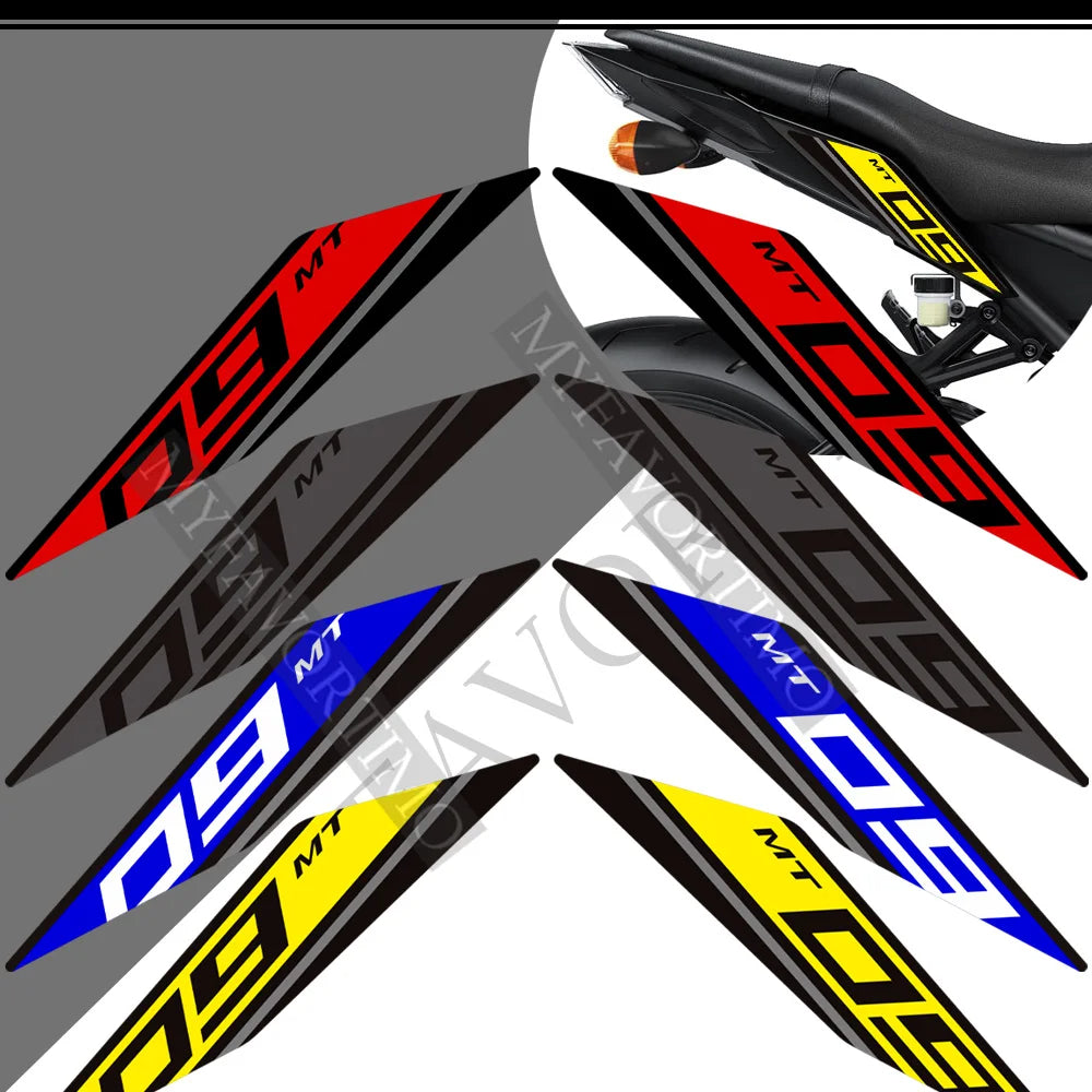Yamaha MT-09 FZ-09 PVC Full Body Decals Kit 2017-2020 丨 Black Red Yellow Blue