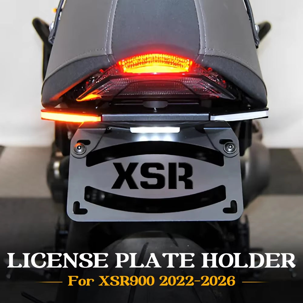 Yamaha XSR‑900 XSR900 2022‑2026 | LED Tail Tidy License Plate Holder Fender Eliminator Kit