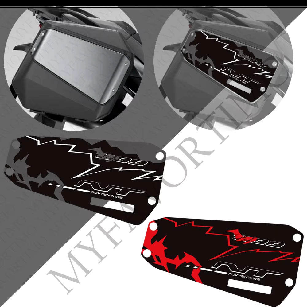 Honda NT1100 NT1100 DCT PVC Side Pannier Decals Kit 2022-2026 丨 Black Red White