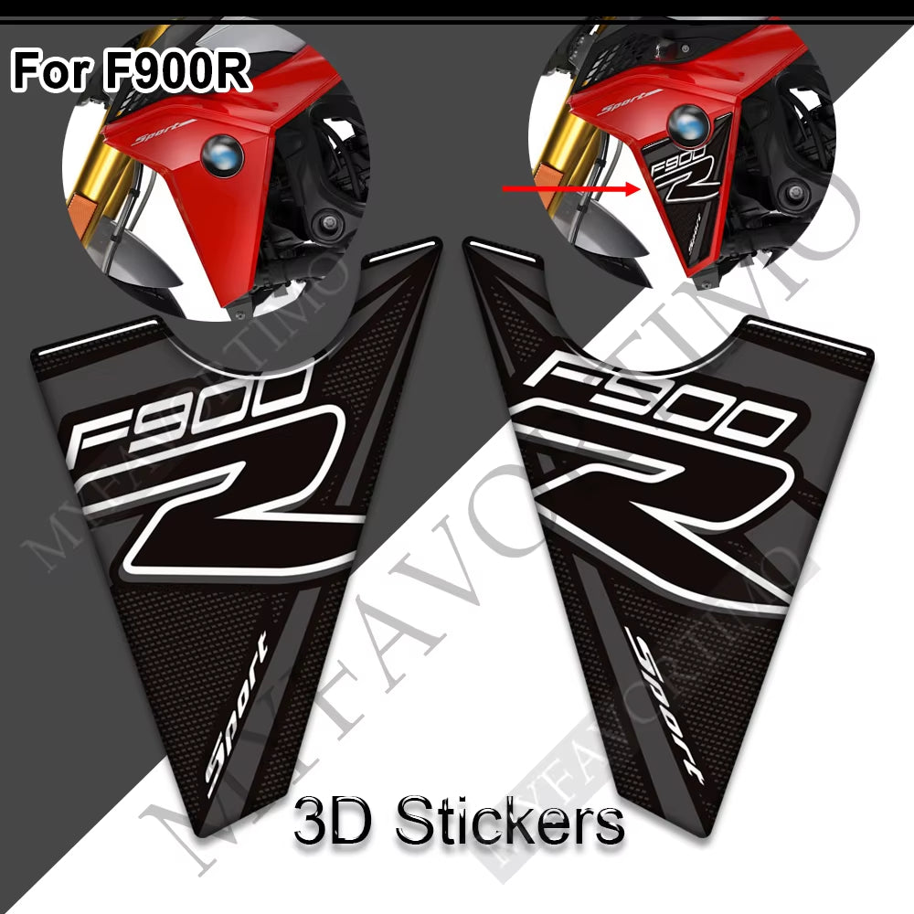 BMW F900R 3D Epoxy Tank & Body Decals Kit 2019-2022 丨 Center and Side Stickers