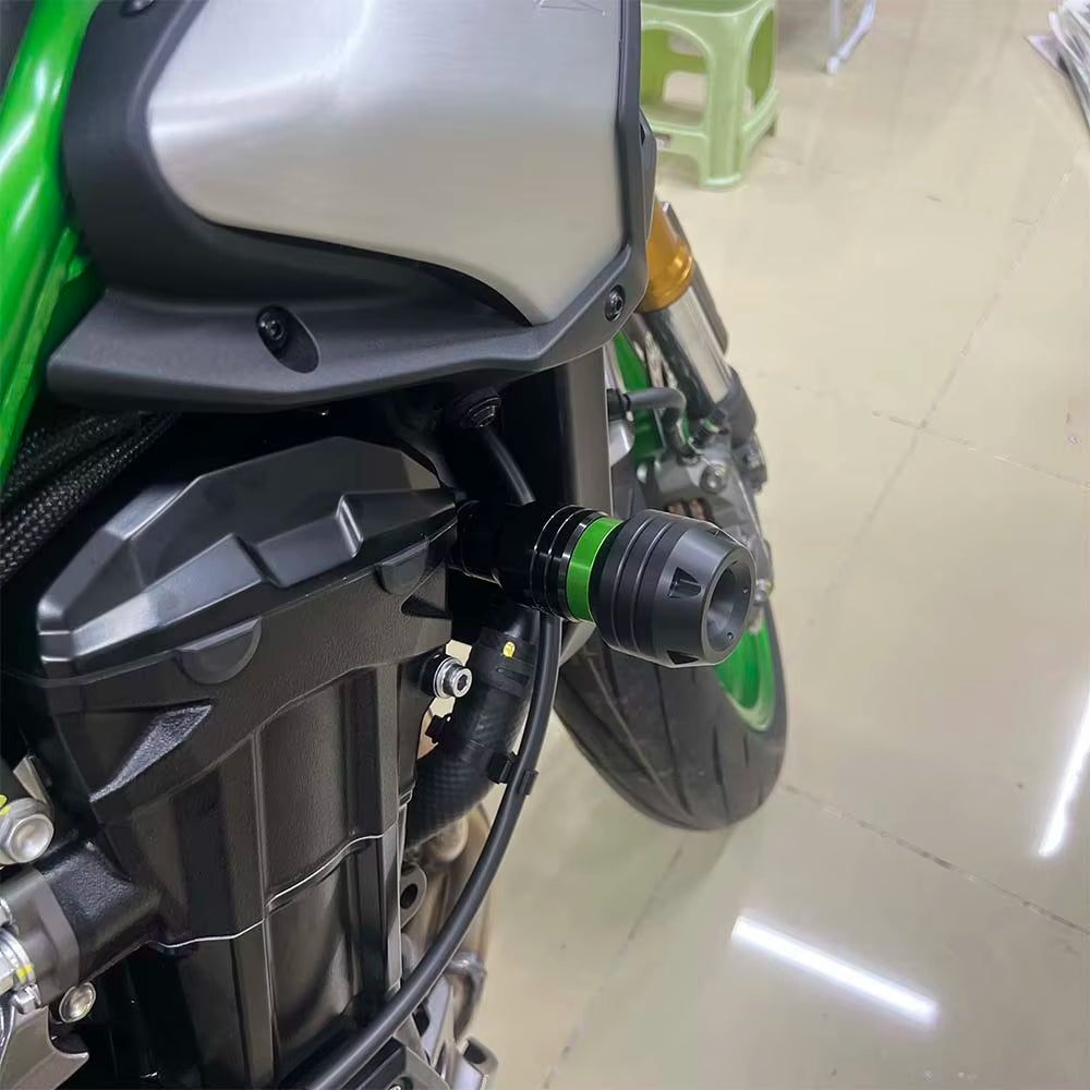Kawasaki Z900 Z900RS Z900SE Tampon de protection cadre anti-chute 2017-2025 | Patin de protection moteur