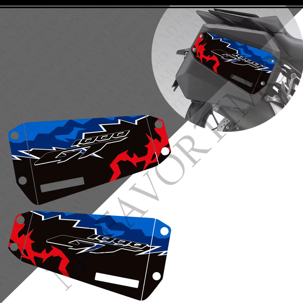 Honda CB1000GT PVC Side Pannier Decals Kit 2025-2026 丨 Black Red White