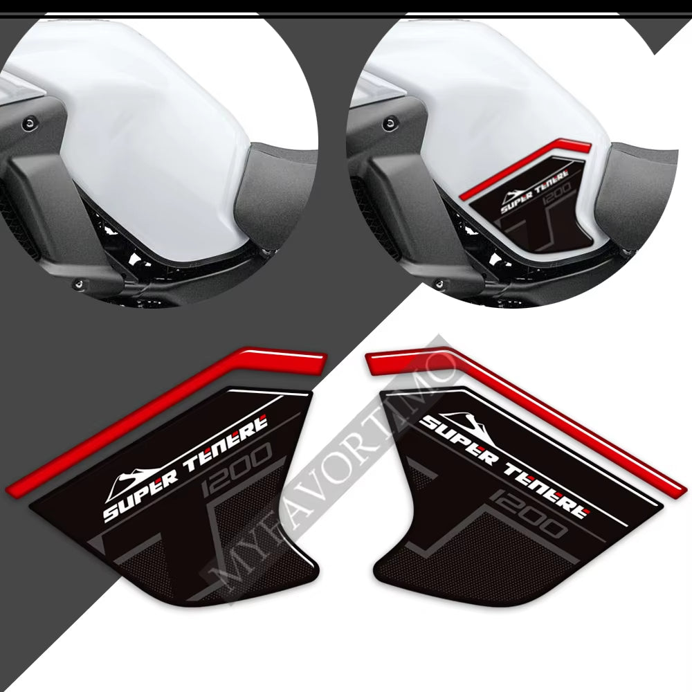 Yamaha XT1200Z Super Ténéré 3D Epoxy Tank Decals Kit 丨 Center and Side Stickers