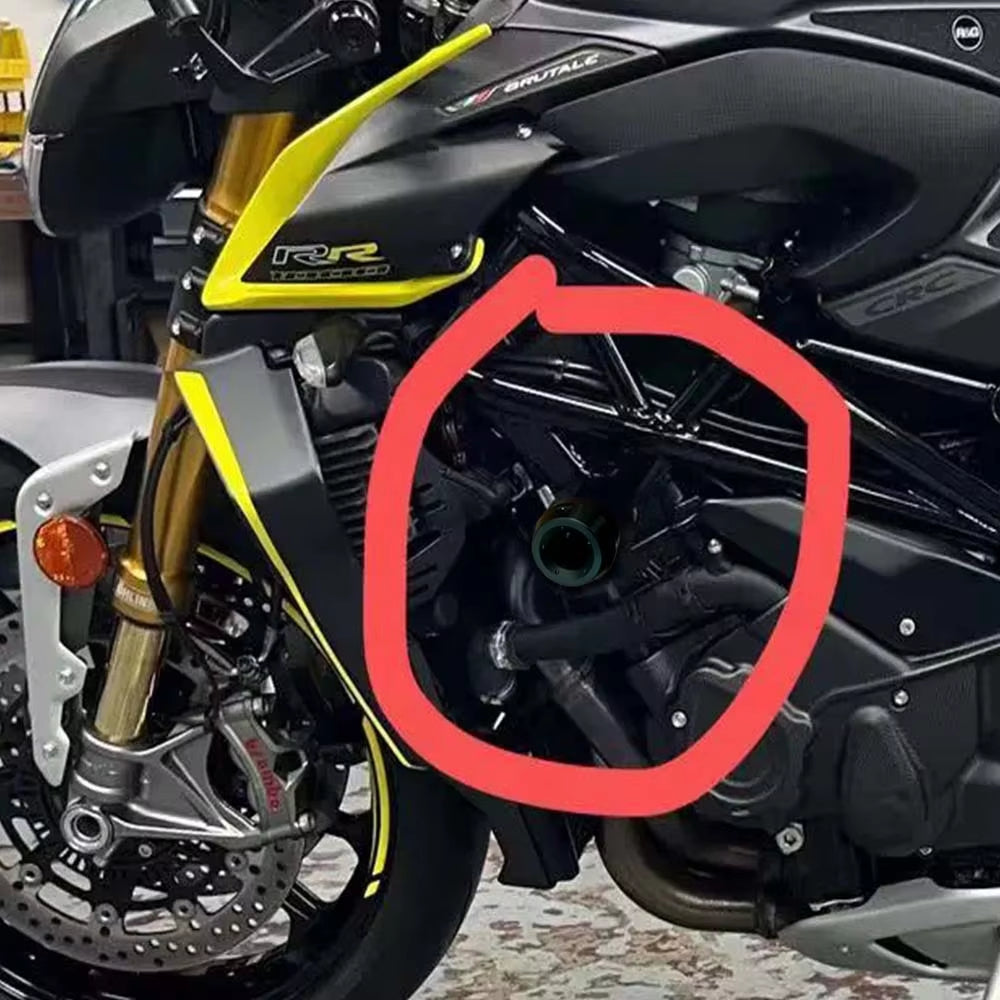 MV Agusta Multi‑Model Frame Slider Crash Protector | Engine Falling Protection Pad