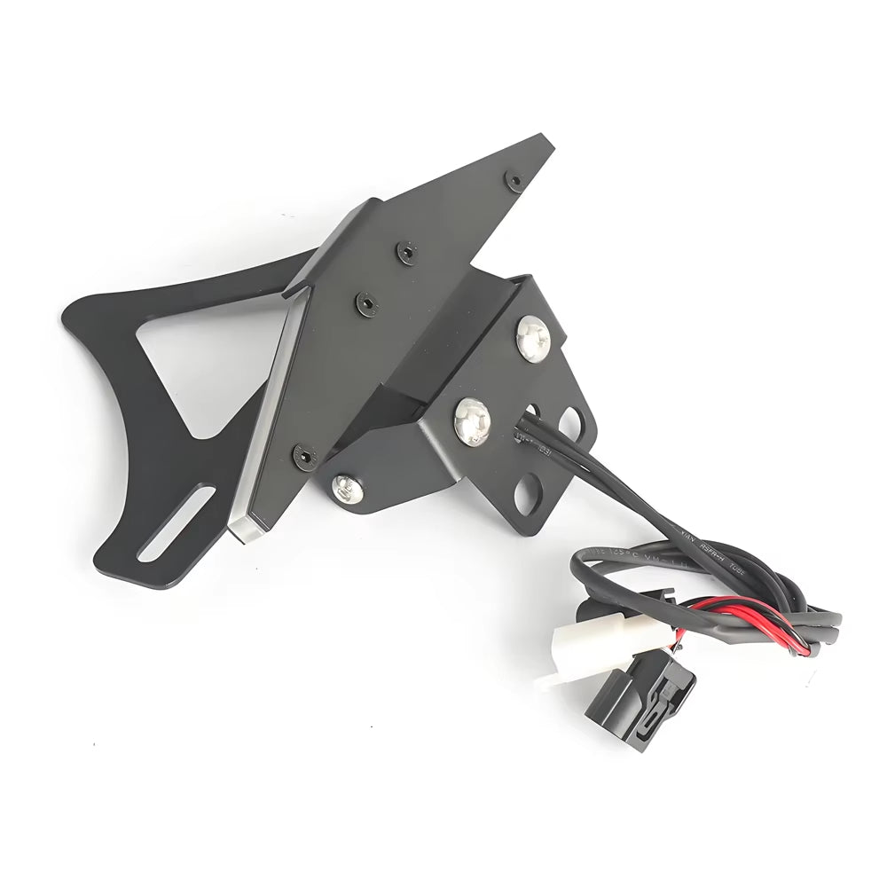 Kawasaki ZX-4R ZX-4RR 2024-2025 | LED Tail Brake Light Integrated Turn Signal License Plate Bracket Kit