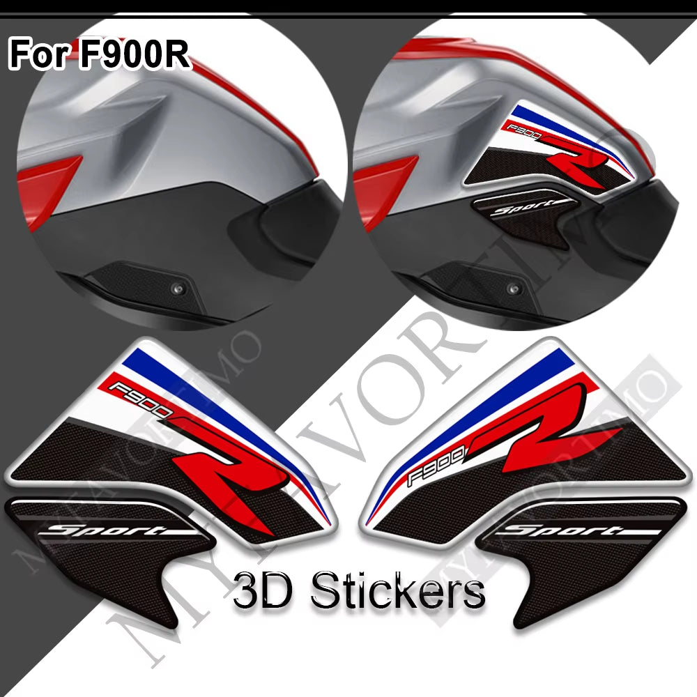 BMW F900R 3D Epoxy Tank & Body Decals Kit 2019-2022 丨 Center and Side Stickers