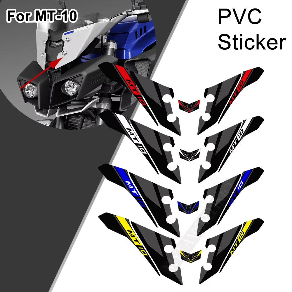Yamaha MT-10 FZ-10 PVC Full Body Decals Kit 2016-2021 丨 Black Red Yellow Blue