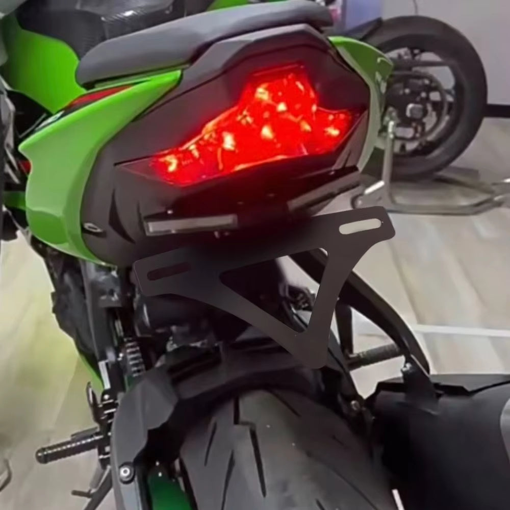 Kawasaki Ninja ZX-6R ZX6R 2024-2025 | Support de Plaque d'Immatriculation Courte / Éliminateur de Garde-Boue