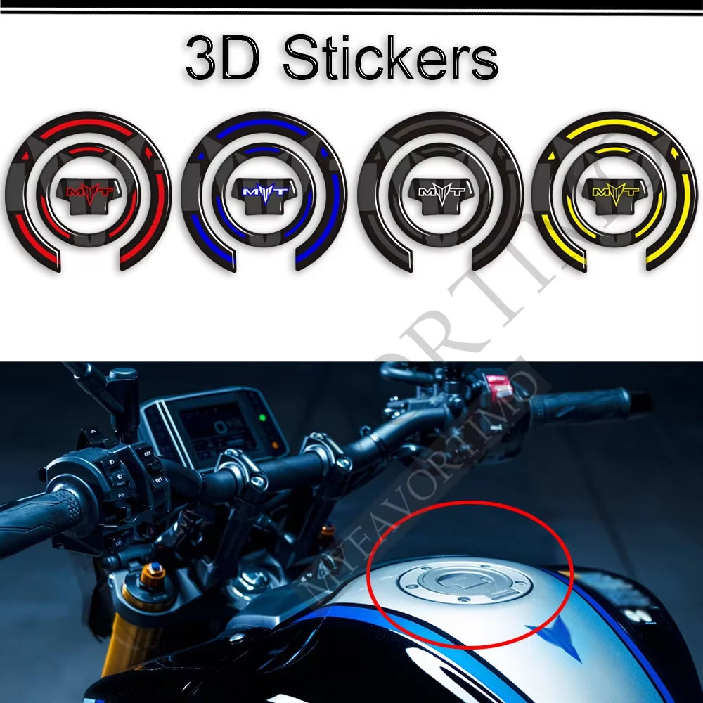 Yamaha MT-09 MT-09 SP FZ-09 3D Epoxy Tank Decals Kit 2021-2022 丨 Fuel Cap and Side Stickers