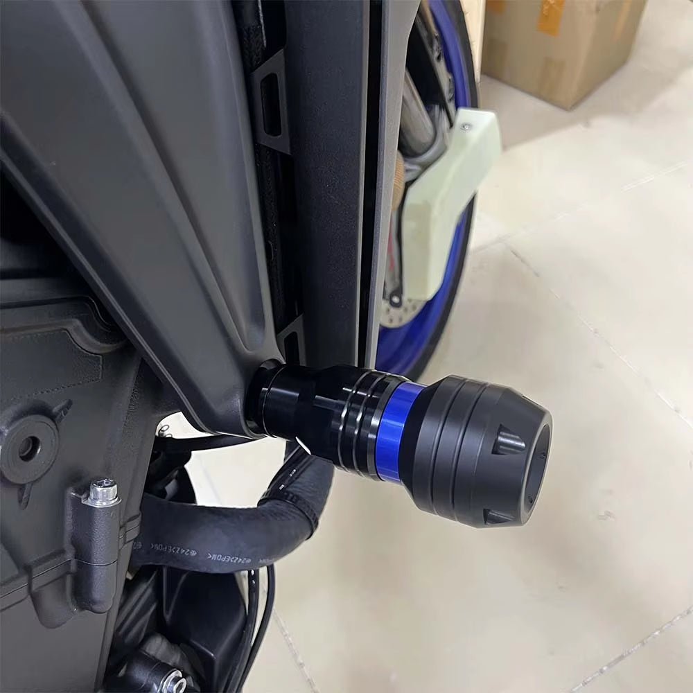 Yamaha MT‑07 FZ‑07 Tracer700 GT Cadre Curseur Crash Protecteur 2014‑2025 | Patin de Protection Anti-Chute Moteur