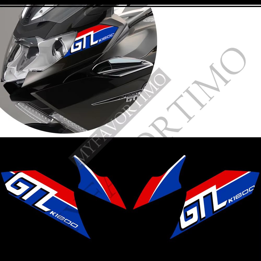 BMW K1600GTL PVC Full Body Decals Kit 丨 Tank and Luggage Graphics