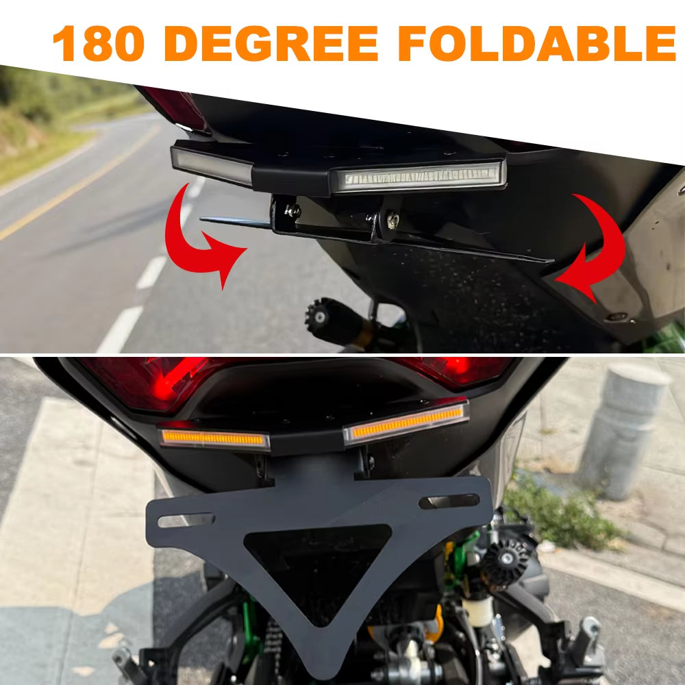 Kawasaki Z900 2025 | Soporte de Matrícula Corto Eliminador de Guardabarros