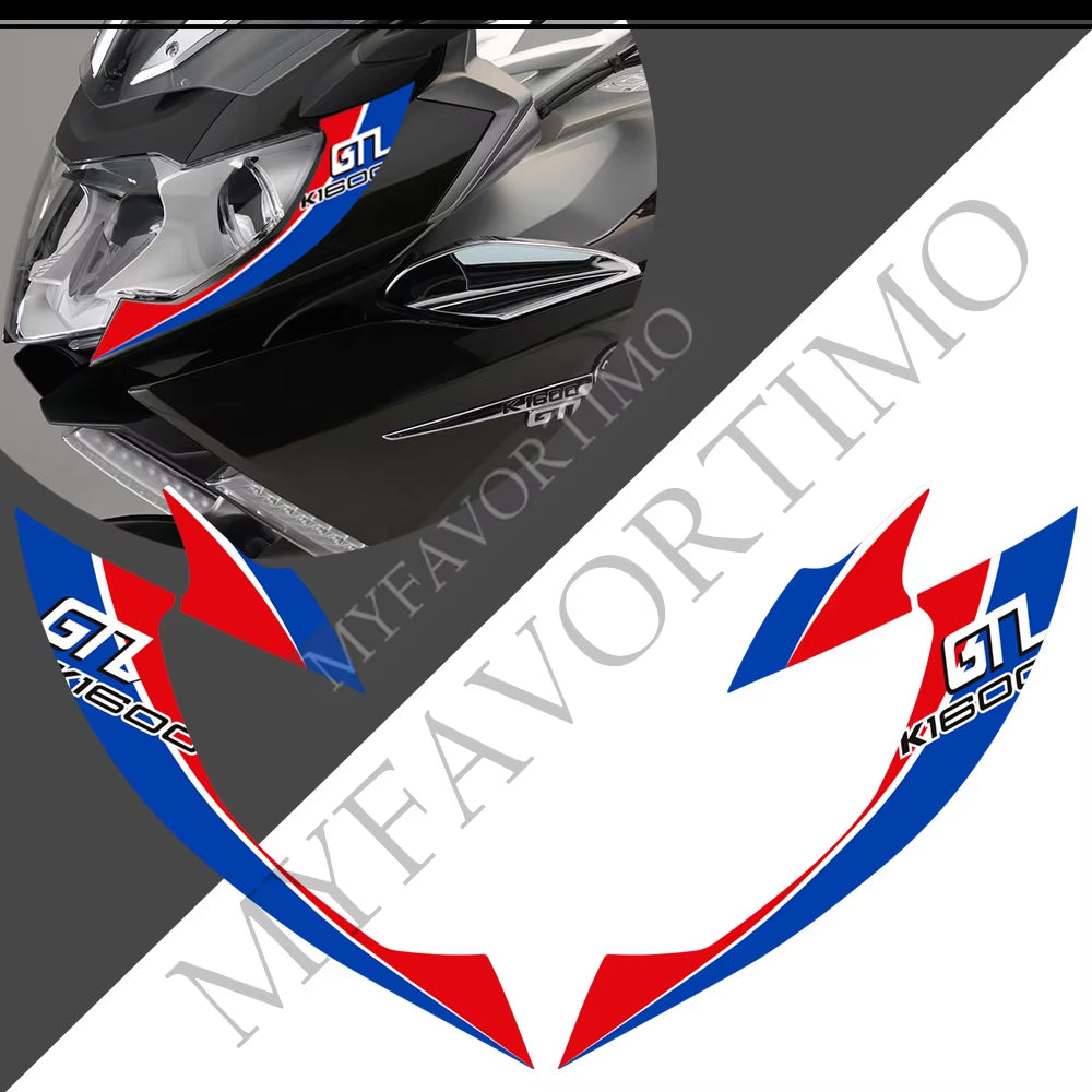 BMW K1600GTL PVC Full Body Decals Kit 丨 Tank and Luggage Graphics