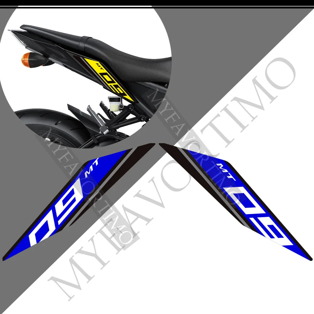 Yamaha MT-09 FZ-09 PVC Full Body Decals Kit 2017-2020 丨 Black Red Yellow Blue
