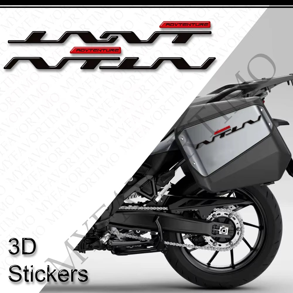 Honda NT1100 NT1100 DCT 3D Epoxy Side Pannier Decals Kit 2022-2026 丨 Black Red White