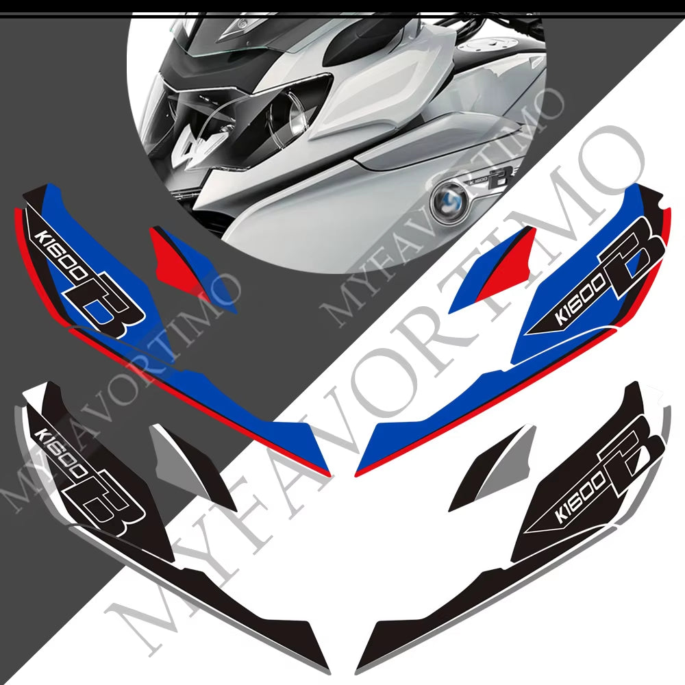 BMW K1600B PVC Full Body Decals Kit 丨 Tank and Luggage Graphics