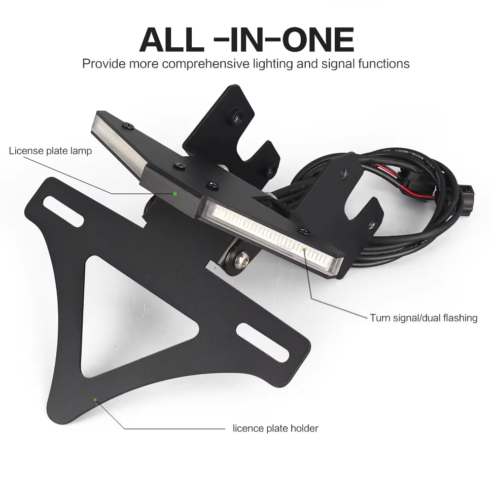 Yamaha MT‑09 SP MT09 2024‑2026 | Short Tail License Plate Holder Fender Eliminator