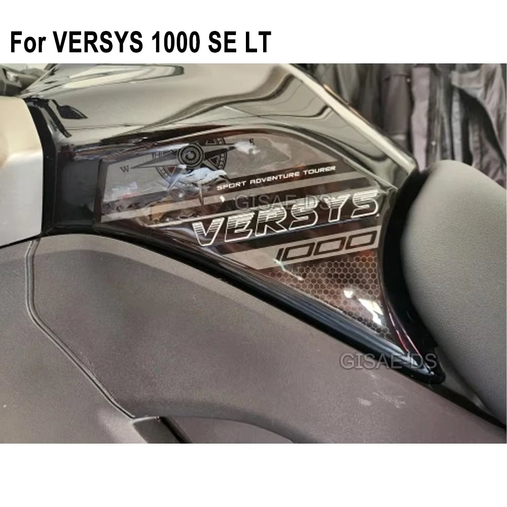 Kawasaki Versys 1000 SE LT 3D Epoxy Tank Decals Kit 丨 Center and Side Stickers