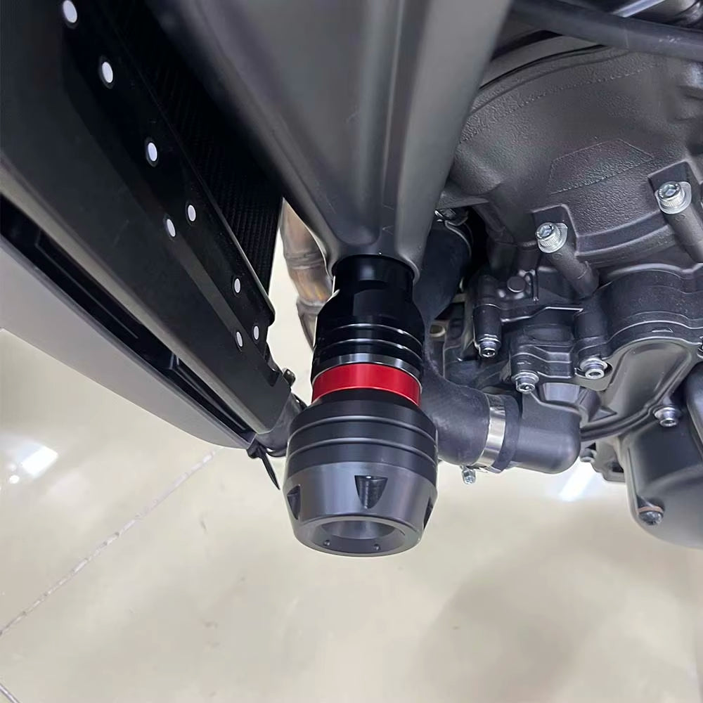 Yamaha MT‑07 FZ‑07 Tracer700 GT Cadre Curseur Crash Protecteur 2014‑2025 | Patin de Protection Anti-Chute Moteur