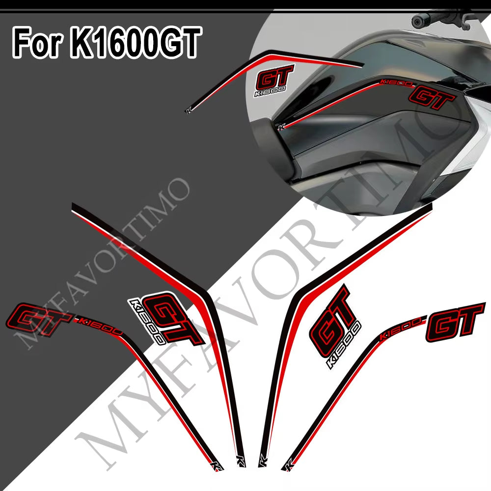 BMW K1600GT PVC Full Body Decals Kit 丨 Tank and Luggage Graphics