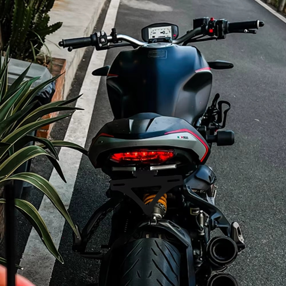 Ducati Monster 950 2021‑2023 | Integrated LED Tail Brake Turn Signal License Plate Bracket Kit