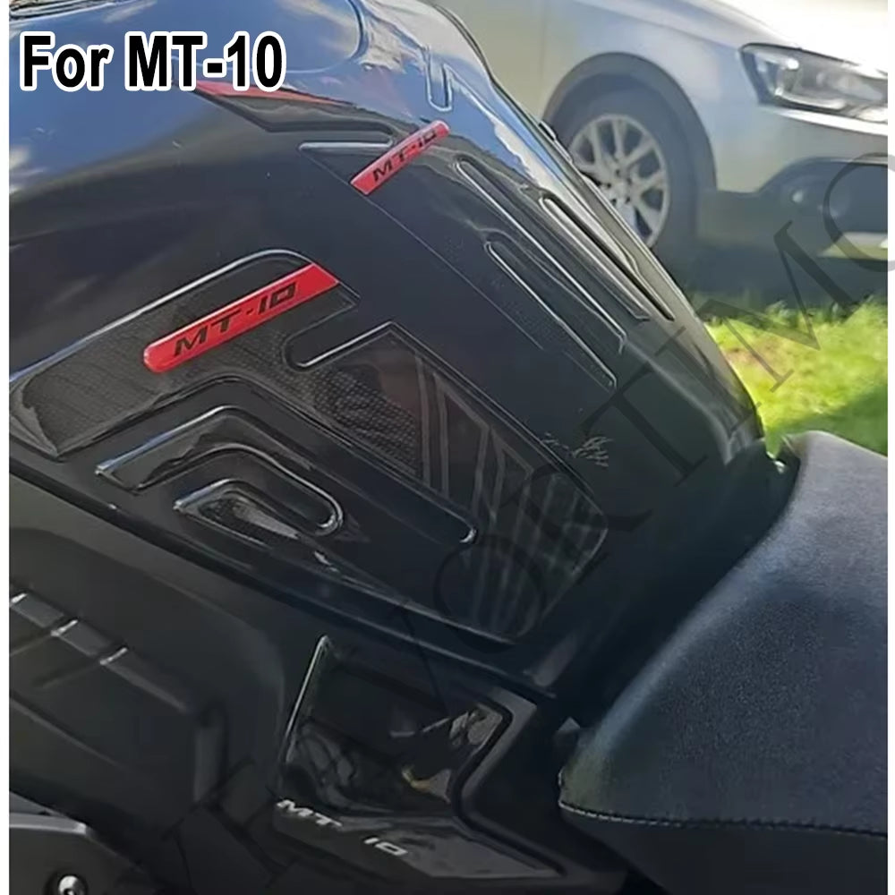 Yamaha MT-10 MT-10 SP FZ-10 3D Epoxy Tank Decals Kit 2016-2024 丨 Fuel Cap and Side Stickers