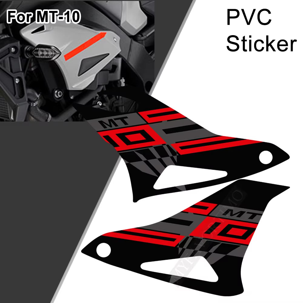 Yamaha MT-10 FZ-10 PVC Full Body Decals Kit 2016-2021 丨 Black Red Yellow Blue