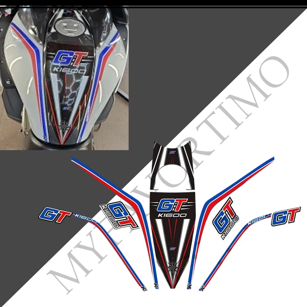 BMW K1600GT PVC Full Body Decals Kit 丨 Tank and Luggage Graphics