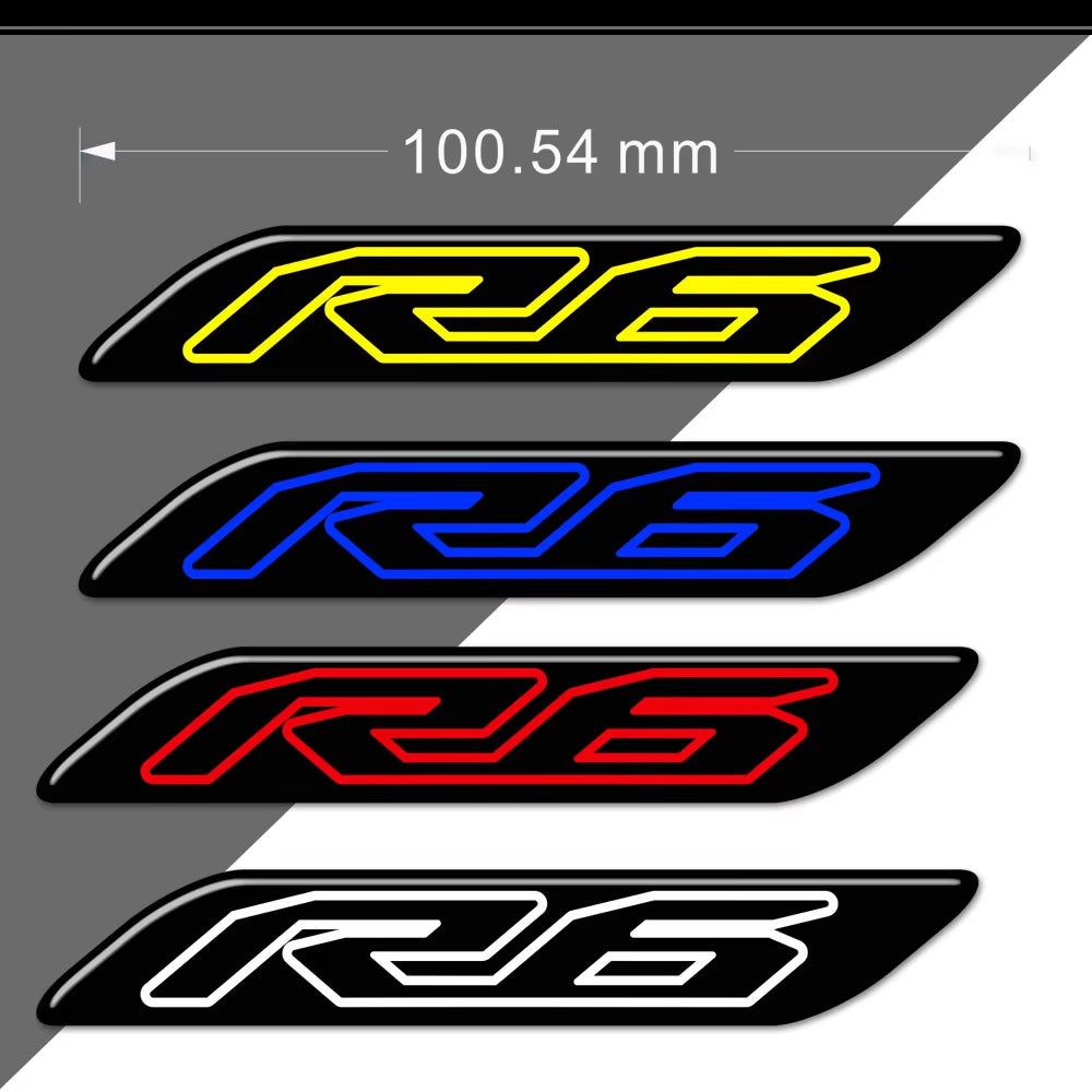 Yamaha YZF-R6 3D Epoxy Tank Decals Kit 2017-2022 丨 Center and Side Stickers