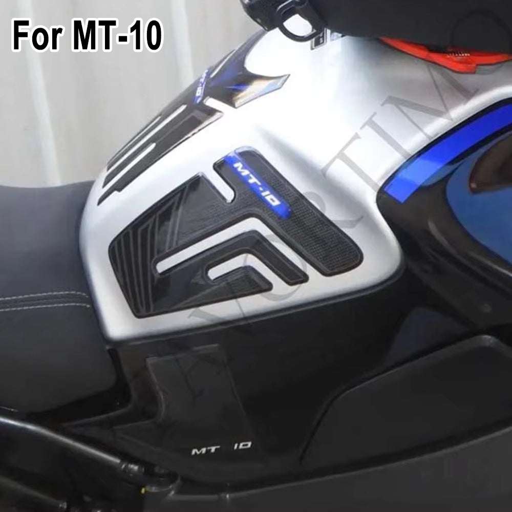 Yamaha MT-10 MT-10 SP FZ-10 3D Epoxy Tank Decals Kit 2016-2024 丨 Fuel Cap and Side Stickers