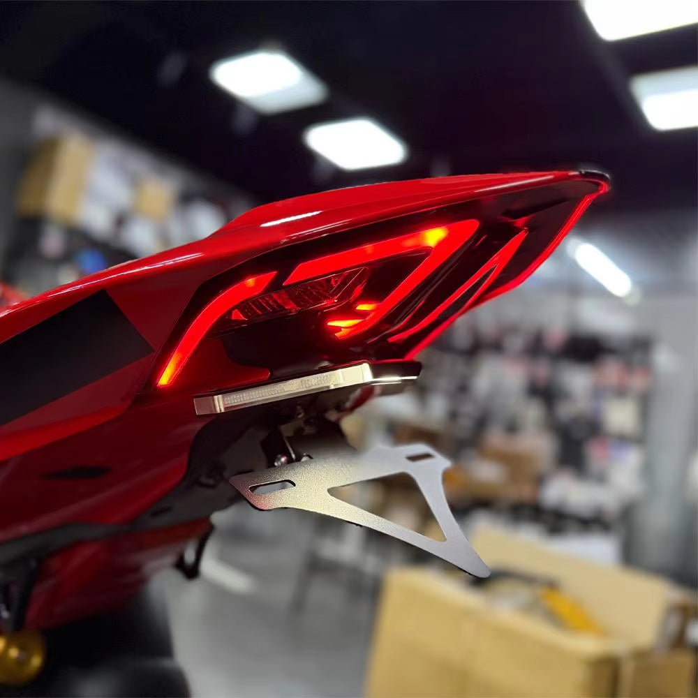 Ducati Panigale V2 V4 V4 S Streetfighter V2 V4 2025 | Short Tail License Plate Holder Fender Eliminator Kit