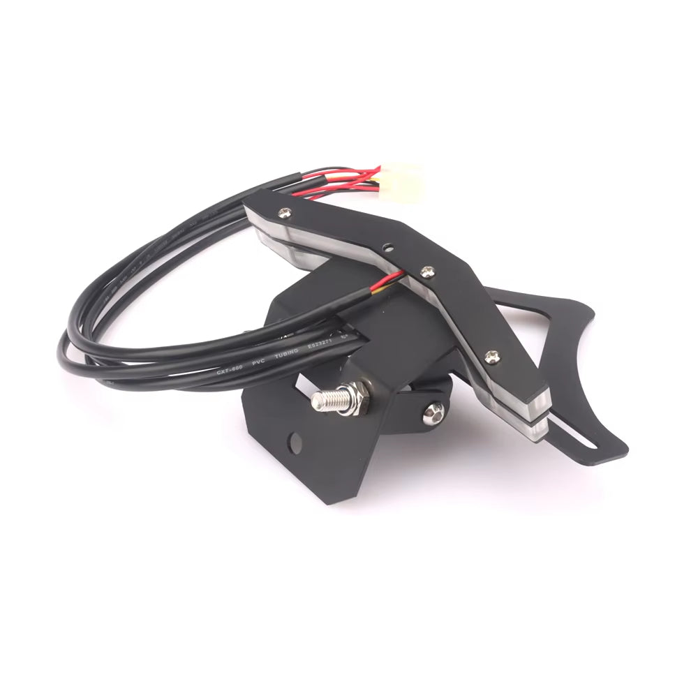 CFMOTO 675SR 500SR 2024‑2026 | Support de plaque d'immatriculation court / Éliminateur de garde-boue