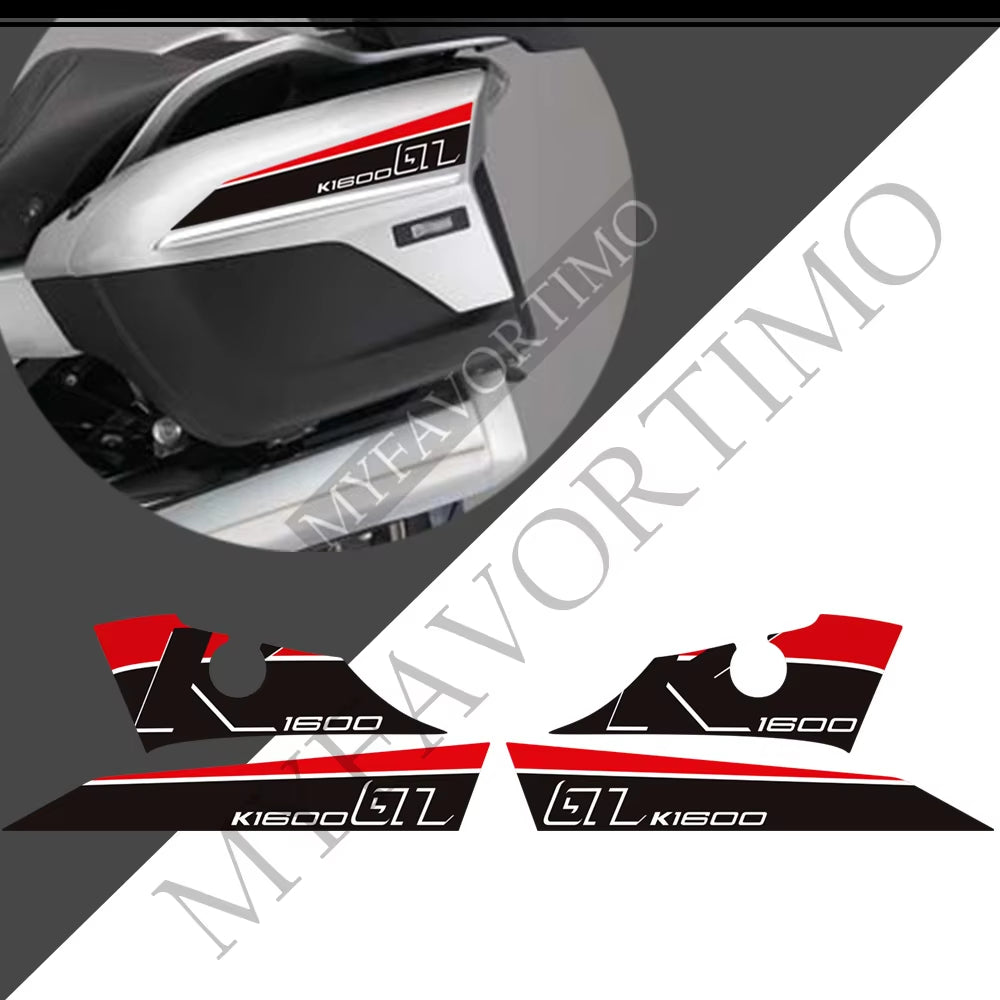 BMW K1600GTL PVC Full Body Decals Kit 丨 Tank and Luggage Graphics