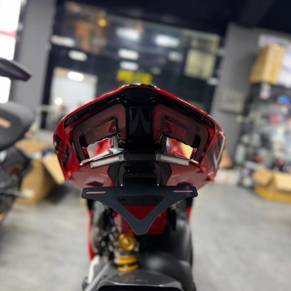 Ducati Panigale V2 V4 V4 S Streetfighter V2 V4 2025 | Short Tail License Plate Holder Fender Eliminator Kit