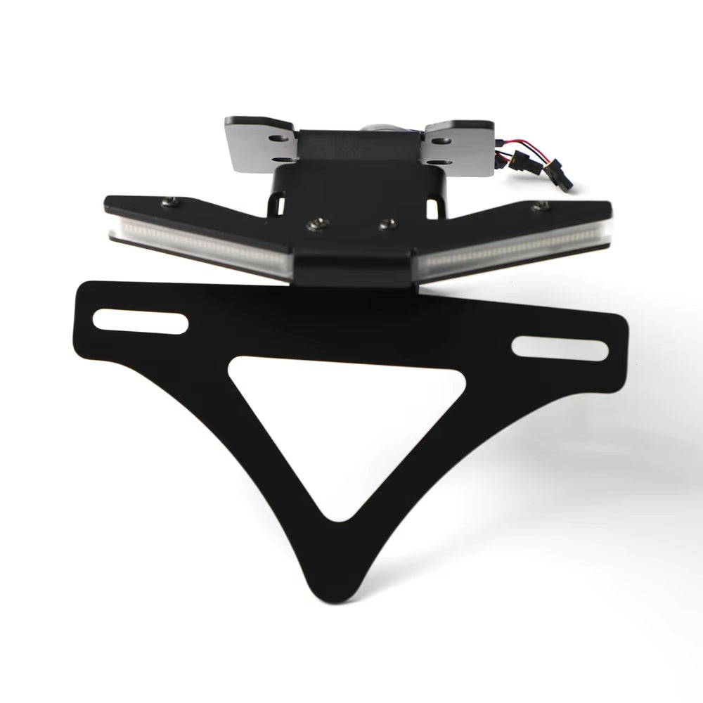 QJMOTOR SRK600RS SRK800RS SRK800RR 2020-2026 | Kit de suppression de bavette avec support de plaque d'immatriculation et éclairage LED