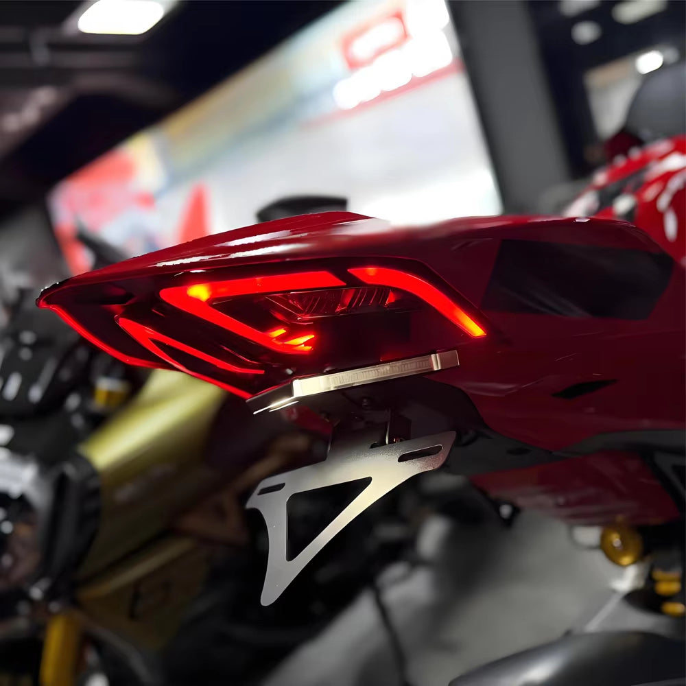 Ducati Panigale V2 V4 V4 S Streetfighter V2 V4 2025 | Short Tail License Plate Holder Fender Eliminator Kit