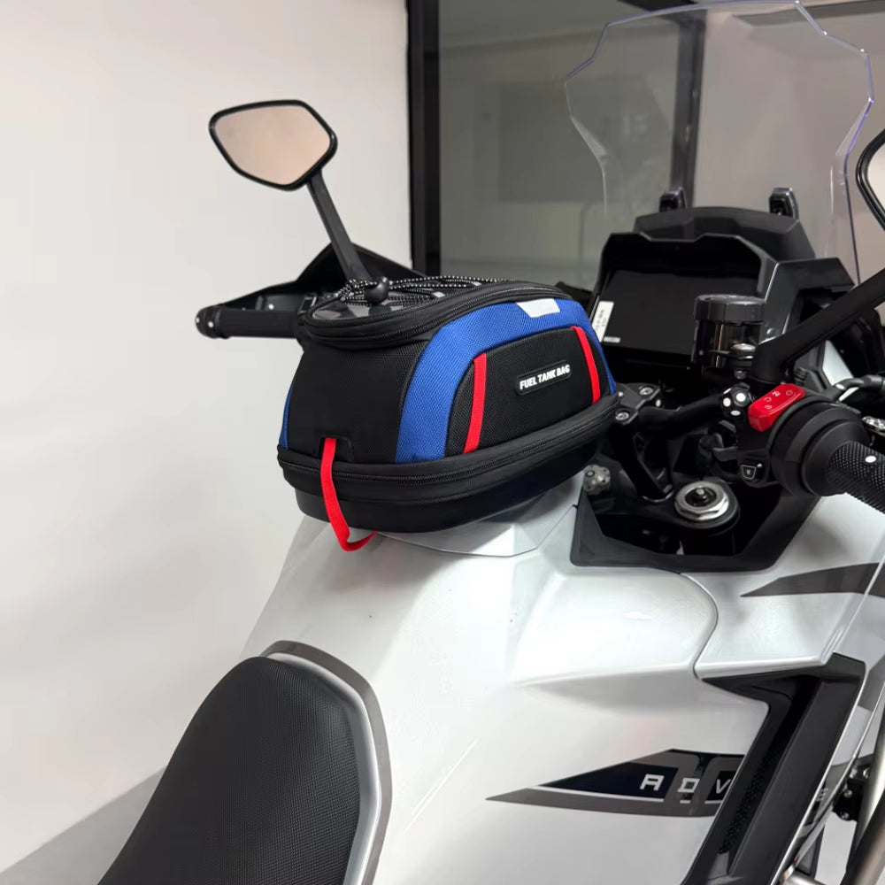 Motorcycle 4.5L Waterproof Tank Bag | Fuel Tank Luggage with Adapter Ring For Honda / BMW / Ducati / Triumph / CFMOTO