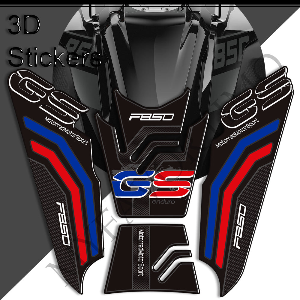 BMW F850GS Tank Decals Kit 2019-2023 丨 Center Pad and Side Stickers