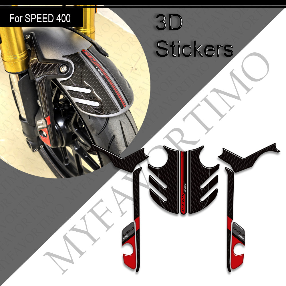 Triumph Speed 400 Decals Kit 2024-2025 丨 Tank Pad and Full Body Stickers