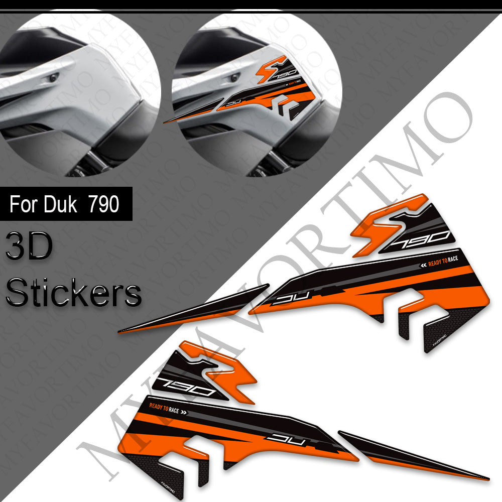 KTM 790 Duke Decals Kit 丨 Tank Pad and Full Body Stickers