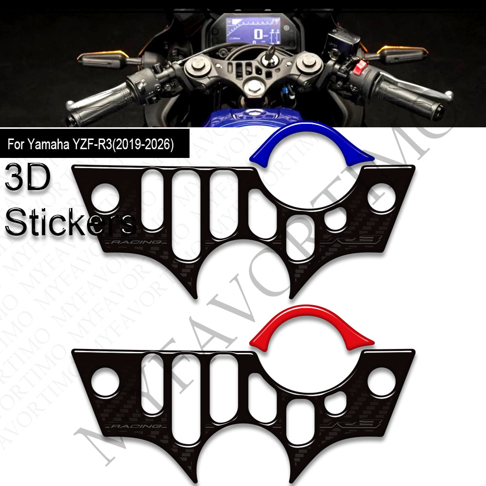 Yamaha YZF-R3 Decals Kit 2017-2026 丨 Tank Pad and Key Zone Stickers
