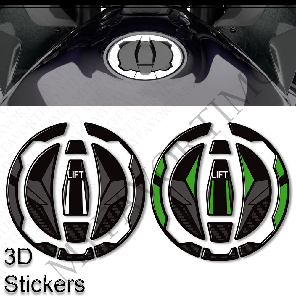 Kawasaki Ninja 1100SX 1100SX SE | Tank Pad Knee Grip 3D Stickers