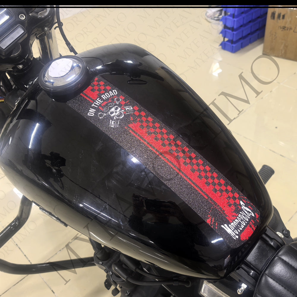 Harley-Davidson Street Bob 107 114 117 Anti-Slip Tank Pad Kit 丨 Center Pad