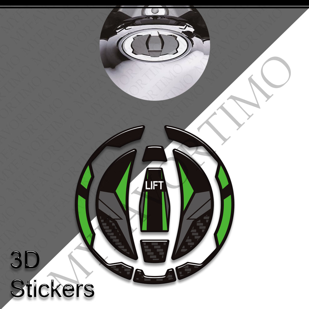 Kawasaki Ninja 1000SX 1000SX SE | Tank Pad Knee Grip 3D Stickers
